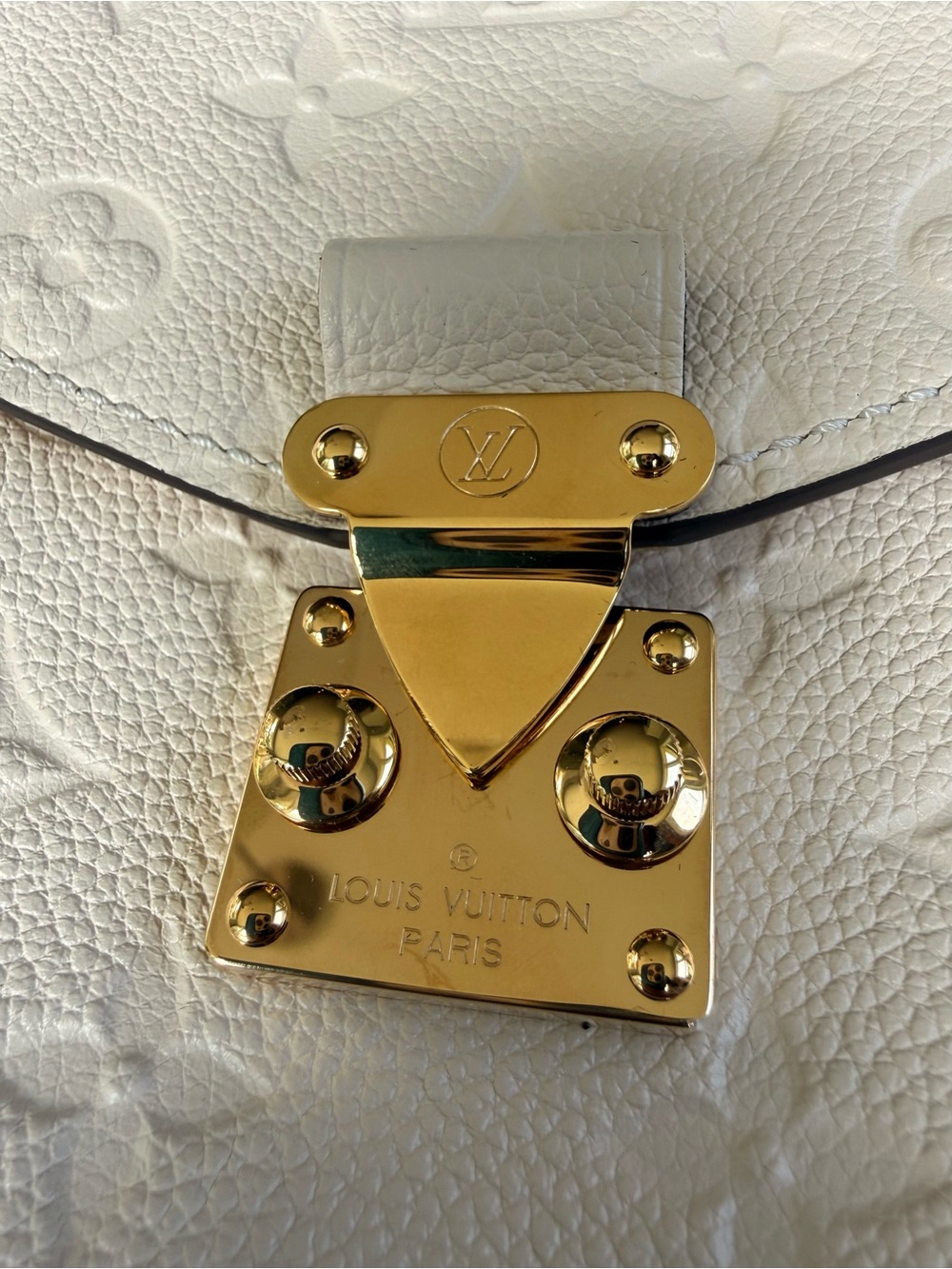 Louis Vuitton Monogram Empreinte Pochette Métis MM Crème - Like New! Full Set 🎁 - Picture 13 of 14
